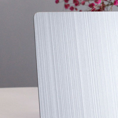 Flat Shape Hairline 201 Stainless Steel Sheet Cold Rolled DIN EN Standard