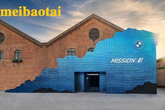 अच्छा दाम अनियमित नीला पानी लहर स्टेनलेस स्टील शीट सजावट कार्यालय हेयर ब्यूटी सैलून ऑनलाइन