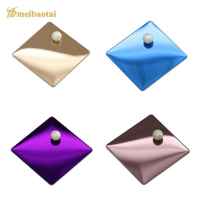 अच्छा दाम पीवीडी लेपित दर्पण सजावटी स्टेनलेस स्टील शीट 4x8 0.6 मिमी मोटाई ऑनलाइन