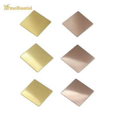 अच्छा दाम JIS स्टैंडर्ड कोल्ड रोल्ड स्टेनलेस स्टील प्लेट गोल्ड हेयरलाइन 4 फीट ऑनलाइन