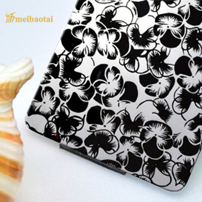 अच्छा दाम बाहरी दीवार पर चढ़ने के लिए 1.00mm Thk नक़्क़ाशीदार स्टेनलेस स्टील शीट ऑनलाइन