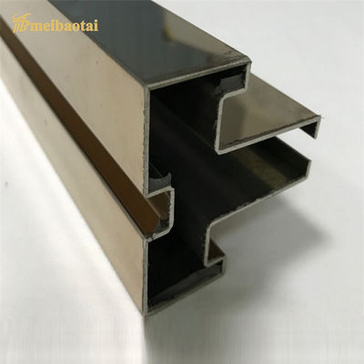 अच्छा दाम अनियमित आकार का ग्रेड 304 स्टेनलेस स्टील टाइल ट्रिम वॉल एज को सजाता है ऑनलाइन