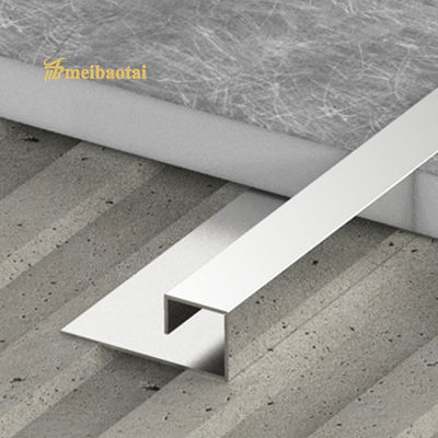 अच्छा दाम 304 एसएस अनुकूलित प्रोफ़ाइल स्टेनलेस स्टील कॉर्नर टाइल ट्रिम 10FT ऑनलाइन