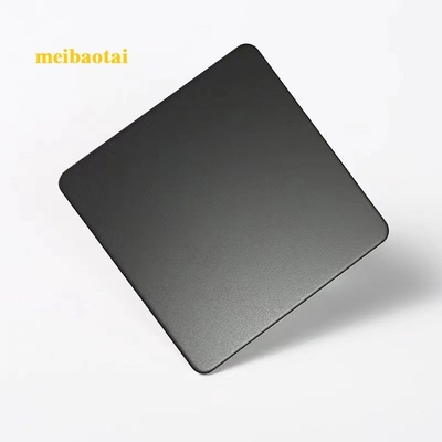 SS304 201 ब्लैक रोज गोल्ड सैंडब्लास्ट स्टेनलेस स्टील कलर प्लेट 1219x2438mm