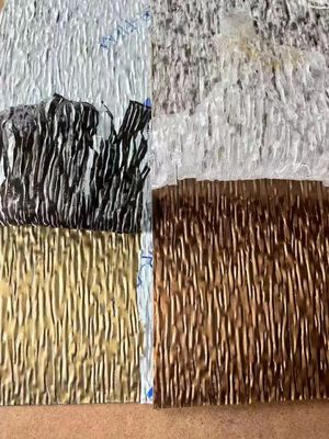 अच्छा दाम ब्लू गोल्ड मिक्स्ड कलर डायमंड पैटर्न डेकोरेटिव शीट 4x8 फीट काउंटर के लिए ऑनलाइन