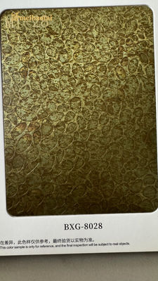 अच्छी कीमत रेट्रो दीवार नकल प्राचीन तांबा सजावटी स्टेनलेस स्टील शीट ऑनलाइन