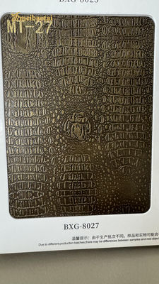 अच्छा दाम 304 छलावरण पैटर्न नकल विरोधी कांस्य स्टेनलेस स्टील शीट ऑनलाइन