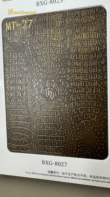 अच्छा दाम 3D दीवार नकल प्राचीन तांबा सजावट स्टेनलेस स्टील शीट ऑनलाइन