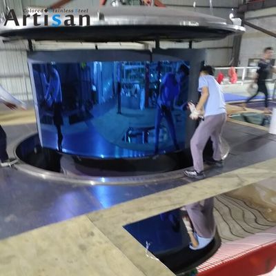 अच्छा दाम एएसटीएम मानक नीले दर्पण स्टेनलेस स्टील प्लेट पीवीडी पैनल ऑनलाइन