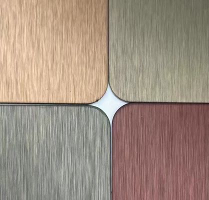 अच्छा दाम चार फीट NO.4 समाप्त एसएस सजावटी प्लेट 0.65 मिमी मोटाई ऑनलाइन