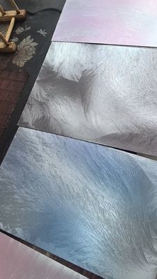 अच्छी कीमत फैशनेबल रंग ब्रश पैटर्न स्टेनलेस स्टील प्लेट सजावट स्टूडियो ऑनलाइन