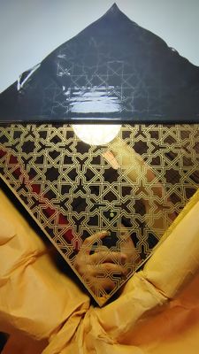 अच्छा दाम गर्म बिक्री गोल्ड मिरर स्टेनलेस स्टील नक़्क़ाशीदार शीट सजावट प्लेट ऑनलाइन