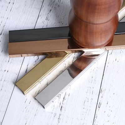 अच्छा दाम यू प्रोफाइल स्टेनलेस स्टील 304 कॉर्नर टाइल ट्रिम 10FT टाइल ट्रिम ऑनलाइन