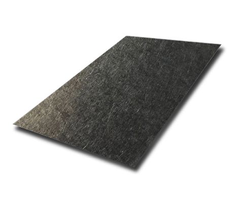 ss304 काला रंग कंपन स्टेनलेस स्टील रंग शीट सजावट दीवार