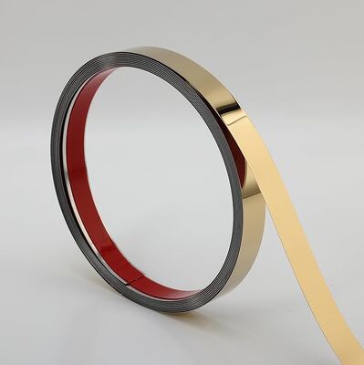 अच्छा दाम स्टेनलेस स्टील स्वर्ण दर्पण / हेइलरीन पट्टी सजावट दीवार ऑनलाइन