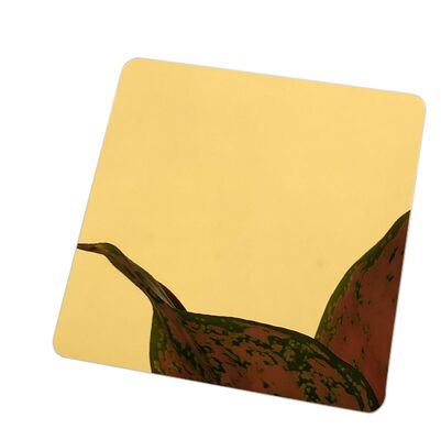 अच्छा दाम गर्म बेच सोना दर्पण रंग स्टेनलेस स्टील शीट सजावट दीवार ऑनलाइन