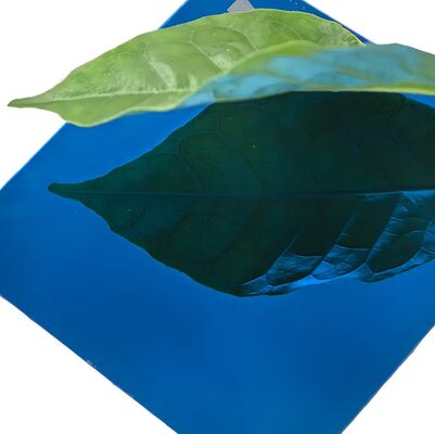 एसएस201 ब्लू मिरर पीवीडी कलर शीट डेकोरेशन स्टेनलेस स्टील प्लेट