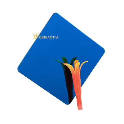 अच्छा दाम मिरर फ़िनिश रंगीन स्टेनलेस स्टील शीट 0.65mm मोटाई ऑनलाइन