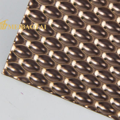 अच्छा दाम जेआईएस उभरा स्टेनलेस स्टील शीट गुलाब रंग चार फीट सजावटी शीट ऑनलाइन