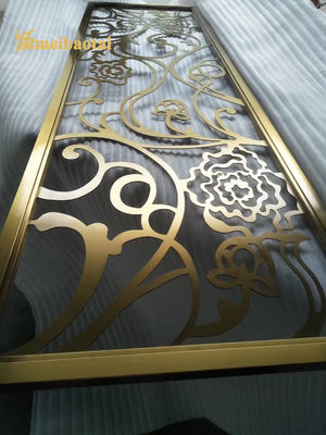 अच्छा दाम एमबीटी स्टेनलेस स्टील रूम डिवाइडर 0.3 मिमी होटल सजावट अनुकूलन योग्य आकार ऑनलाइन