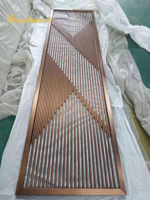 अच्छा दाम अनुकूलन योग्य आकार स्टेनलेस स्टील होटल सजावट कमरे विभाजक 201 304 ऑनलाइन