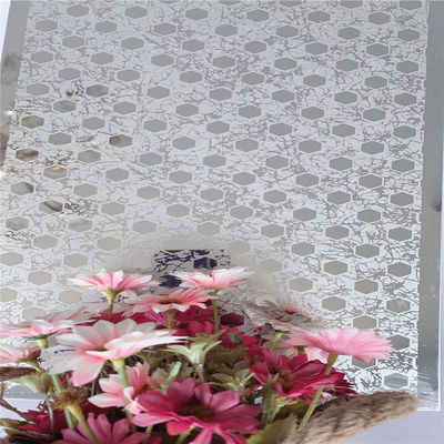 अच्छी कीमत सुपर मिरर सिल्वर एच्ड 304 स्टेनलेस मेटल शीट 0.95एमएम धन्यवाद ऑनलाइन